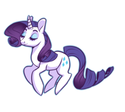 Size: 2000x1791 | Tagged: safe, artist:ask-ravenclaw, rarity, pony, unicorn, g4, cutie mark, eyes closed, eyeshadow, female, floating, makeup, mare, simple background, smiling, solo, transparent background