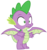 Size: 2581x2747 | Tagged: safe, artist:sketchmcreations, spike, dragon, g4, molt down, high res, male, simple background, solo, spread wings, surprised, transparent background, vector, winged spike, wings