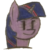 Size: 1423x1529 | Tagged: safe, artist:antique1899, twilight sparkle, pony, g4, bust, female, purple smart, simple background, solo, traditional art, transparent background