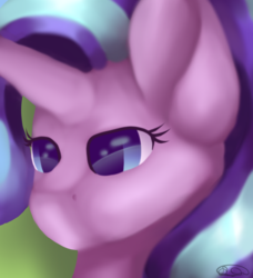 Size: 3100x3400 | Tagged: safe, artist:griafian, starlight glimmer, pony, unicorn, g4, bust, female, high res, portrait, solo