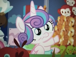 Size: 4032x3024 | Tagged: safe, screencap, princess flurry heart, pony, a flurry of emotions, g4, '90s, baby, cropped, diaper, female, solo, wavy mouth