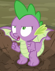 Size: 457x595 | Tagged: safe, screencap, spike, dragon, g4, molt down, cropped, male, winged spike, wings