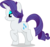 Size: 7000x6533 | Tagged: safe, artist:luckreza8, rarity, pony, unicorn, g4, molt down, my little pony: friendship is magic, absurd resolution, bedroom eyes, eyeshadow, female, lidded eyes, makeup, mare, raised hoof, simple background, smiling, solo, transparent background, vector