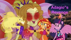 Size: 2048x1145 | Tagged: safe, editor:php77, adagio dazzle, sunset shimmer, twilight sparkle, equestria girls, g4