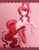 Size: 3250x4147 | Tagged: safe, artist:fluffymaiden, oc, oc only, oc:velvet rose, pony, unicorn, choker, clothes, female, mare, solo, stockings, thigh highs