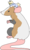 Size: 429x704 | Tagged: safe, artist:nootaz, oc, oc:nootaz, rat, riding, simple background, transparent background