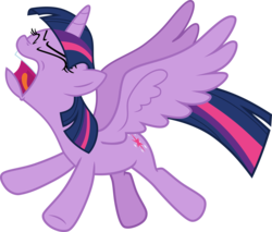 Size: 5531x4714 | Tagged: safe, artist:hendro107, twilight sparkle, alicorn, pony, g4, horse play, .svg available, absurd resolution, female, frustrated, screaming, simple background, solo, transparent background, twilight sparkle (alicorn), vector