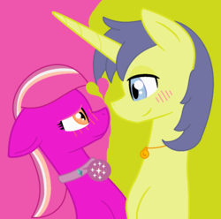 Size: 1056x1048 | Tagged: safe, artist:fluttershy918, comet tail, twinkle twirl, g4, female, male, shipping, straight, twinkletail