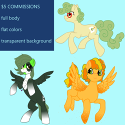 Size: 3500x3500 | Tagged: safe, artist:kiwiscribbles, oc, pony, advertisement, commission, high res