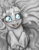 Size: 724x939 | Tagged: safe, artist:acry-artwork, oc, oc only, oc:acry weaver, classical unicorn, pony, unicorn, blushing, cloven hooves, female, floral head wreath, flower, flower in hair, horn, solo, unshorn fetlocks, wip