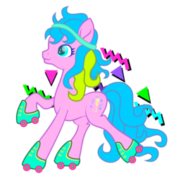 Size: 1772x1772 | Tagged: safe, artist:sparkleshadow, melody, earth pony, pony, g1, female, simple background, solo, transparent background