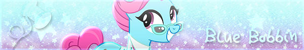 #1725147 - safe, artist:kyoshithebrony, blue bobbin, pony, g4, forum ...