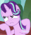 Size: 336x381 | Tagged: safe, screencap, starlight glimmer, pony, unicorn, g4, season 8, the parent map, air quotes, angry, animated, cropped, female, frown, gif, gritted teeth, implying, mare, sire's hollow, solo