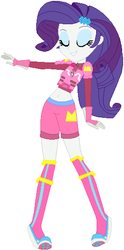 Size: 267x537 | Tagged: safe, artist:selenaede, artist:user15432, rarity, human, equestria girls, g4, armor, barely eqg related, base used, clothes, crossover, gloves, mario strikers, mario strikers charged, nintendo, princess peach, raripeach, shoes, shorts, sidekick, soccer shoes, solo, super mario bros., super mario strikers