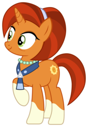 Size: 1804x2610 | Tagged: safe, artist:sonofaskywalker, stellar flare, pony, unicorn, g4, the parent map, female, mare, simple background, smiling, transparent background, vector