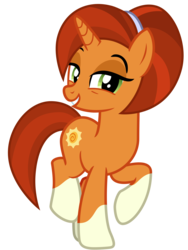 Size: 2400x3200 | Tagged: safe, alternate version, artist:cheezedoodle96, stellar flare, pony, unicorn, g4, the parent map, .svg available, balancing, clothes, female, high res, looking at you, mare, missing accessory, simple background, solo, svg, transparent background, vector