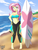 Size: 2625x3500 | Tagged: safe, artist:danmakuman, fluttershy, human, blue crushed, equestria girls, equestria girls series, g4, adorasexy, bandeau, barefoot, beach, belly button, bikini, bikini top, breasts, busty fluttershy, cleavage, clothes, commission, cute, feet, female, fluttershy's wetsuit, high res, looking at you, ocean, open mouth, sand, sexy, shyabetes, solo, surfboard, swimsuit, undressing, wetsuit