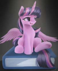 Size: 1797x2223 | Tagged: safe, artist:fluttersheeeee, twilight sparkle, alicorn, pony, g4, book, female, mare, solo, twilight sparkle (alicorn)