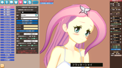 Size: 1920x1080 | Tagged: safe, artist:10s6p, fluttershy, equestria girls, g4, 3d, clothes, japanese, koikatsu