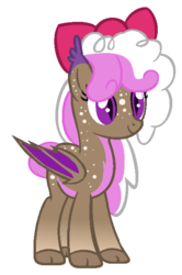 Size: 434x654 | Tagged: safe, artist:venomns, oc, oc only, oc:devil cherry, bat pony, pony, base used, female, mare, simple background, solo, transparent background