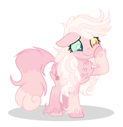Size: 1024x1064 | Tagged: safe, artist:mintoria, oc, oc only, oc:kit, earth pony, pony, female, heterochromia, mare, simple background, solo, transparent background