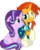 Size: 7067x8899 | Tagged: safe, artist:jhayarr23, starlight glimmer, sunburst, pony, unicorn, g4, absurd resolution, duo, female, looking at each other, male, mare, ship:starburst, shipping, simple background, stallion, straight, transparent background, vector