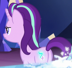 Size: 514x488 | Tagged: safe, screencap, starlight glimmer, pony, unicorn, g4, the parent map, butt, cropped, female, mare, plot, solo