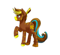 Size: 1794x1650 | Tagged: safe, artist:midnightfire1222, oc, oc only, oc:leo, oc:leostar, earth pony, hybrid, pony, zebra, determined, simple background, solo, transparent background