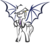 Size: 3460x3000 | Tagged: safe, artist:up1ter, oc, oc only, oc:shadow dash, bat pony, pony, bat pony oc, hat, high res, lineart, simple background, solo, sword, transparent background, weapon