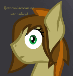 Size: 735x764 | Tagged: safe, artist:sphinx-the-dragon-pony, oc, animated, meme, screaming internally, vibrating, x intensifies