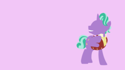 Size: 3840x2160 | Tagged: safe, artist:toastybrownpotatoes, firelight, pony, unicorn, g4, the parent map, 4k, clothes, cutie mark, high res, hooves, horn, lineless, male, minimalist, necktie, simple background, smiling, solo, stallion, teeth, vector, vest, wallpaper