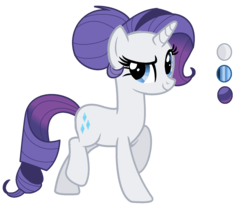 Size: 1576x1352 | Tagged: safe, artist:rainbows-skies, rarity, pony, g4, alternate hairstyle, alternate universe, female, simple background, solo, transparent background