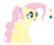 Size: 2176x1844 | Tagged: safe, artist:rainbows-skies, fluttershy, pony, g4, alternate hairstyle, alternate universe, female, simple background, solo, transparent background