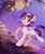 Size: 2638x3171 | Tagged: safe, artist:mirroredsea, twilight sparkle, alicorn, pony, g4, alternate hairstyle, bobcut, female, high res, looking at you, mare, raised leg, short hair, short mane, smiling, solo, twilight sparkle (alicorn)