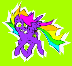 Size: 2632x2410 | Tagged: safe, artist:glitterbytes, oc, oc only, pony, abstract background, derp, flying, high res, needs more saturation, simple background, solo