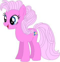 Size: 368x385 | Tagged: safe, artist:selenaede, artist:the smiling pony, artist:user15432, pinkie pie (g3), earth pony, pony, g3, g4, base used, g3 to g4, generation leap, solo