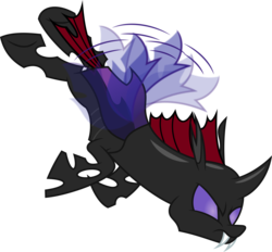 Size: 5000x4632 | Tagged: safe, artist:dashiesparkle, pharynx, changeling, g4, to change a changeling, .svg available, absurd resolution, flying, male, simple background, solo, transparent background, vector