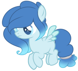 Size: 1178x1080 | Tagged: safe, artist:angelamusic13, oc, oc only, pegasus, pony, base used, blind eye, crack ship offspring, female, filly, offspring, parent:oc:snowdrop, parent:party favor, parents:canon x oc, simple background, solo, transparent background