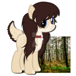 Size: 1024x1024 | Tagged: safe, artist:magicdarkart, oc, oc only, deer pony, original species, female, simple background, solo, transparent background, watermark