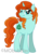 Size: 4000x4100 | Tagged: safe, artist:mobubbles, oc, oc only, oc:crann taca, pony, unicorn, celtic, celtic knot, female, freckles, gaelic, ginger, knotwork, mare, simple background, solo, transparent background