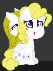 Size: 388x522 | Tagged: safe, artist:yumigatchi, surprise, pony, g1, duality, sitting, surprisamena