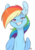 Size: 2120x2996 | Tagged: dead source, safe, artist:kez, rainbow dash, pegasus, pony, g4, ear fluff, faic, female, grin, high res, lidded eyes, looking at you, mare, simple background, smiling, smug, smugdash, solo, transparent background