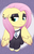 Size: 3000x4636 | Tagged: safe, artist:moozua, fluttershy, pegasus, pony, fake it 'til you make it, g4, my little pony: friendship is magic, cute, eyeshadow, female, floppy ears, fluttergoth, looking sideways, makeup, mare, sad, sadorable, shyabetes, solo