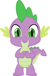 Size: 1000x1513 | Tagged: safe, artist:phucknuckl, spike, dragon, g4, baby, baby dragon, cute, eyebrows, fangs, green eyes, looking at you, male, simple background, smiling, solo, spikabetes, transparent background, vector