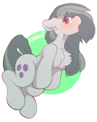 Size: 2187x2759 | Tagged: safe, artist:kribbles, marble pie, earth pony, pony, g4, abstract background, blushing, cheek fluff, chest fluff, cute, ear fluff, female, floppy ears, high res, looking at you, marblebetes, mare, neck fluff, open mouth, profile, solo