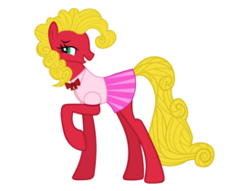 Size: 6214x5232 | Tagged: safe, artist:aborrozakale, oc, oc only, oc:tickle blossom, earth pony, pony, g4, absurd resolution, clothes, female, mare, shirt, simple background, skirt, solo, transparent background, vector