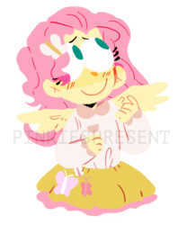 Size: 785x993 | Tagged: safe, artist:pinkiespresent, fluttershy, equestria girls, g4, female, hairclip, simple background, solo, transparent background