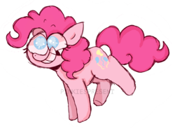 Size: 1320x964 | Tagged: safe, artist:pinkiespresent, pinkie pie, earth pony, pony, g4, female, mare, simple background, smiling, solo, transparent background