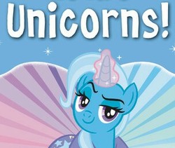 Size: 304x257 | Tagged: safe, trixie, pony, unicorn, g4, captain obvious, meme, we are unicorns, wow! glimmer