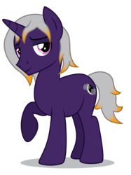 Size: 3891x5200 | Tagged: safe, artist:dragonchaser123, oc, oc only, oc:penumbra, pony, unicorn, male, simple background, solo, stallion, transparent background, vector